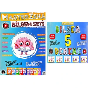 Master Yayınları Master Zeka Tüm Sınıflar Için Bilsem Soru Bankası ve Deneme Seti 2 Kitap