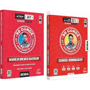 Mert Hoca Yayınları 2024 AYT Matematik Kampı Video Ders Notu ve Soru Bankası Seti 2 Kitap