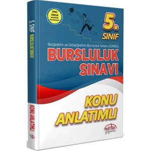 Editör Yayınları 5. Sınıf Bursluluk Sınavı Konu Anlatımlı