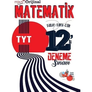 TYT Matematik 12 Li Deneme Sınavı Orijinal Mikro