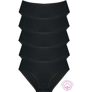 New Lilla 1506 Kalpli  Pamuklu 5'li Kadın Bato Külot Paketi V16