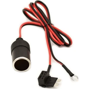 Dişi Araç Çakmak Soketi - 30CM Kablolu