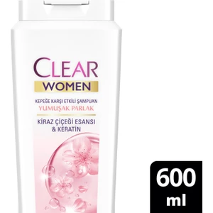Women Kepeğe Karşı Etkili Şampuan Yumuşak Parlak Kiraz Çiçeği Esansı Keratin 600 ml