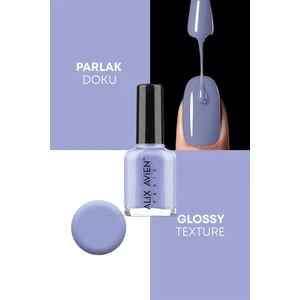Alix Avien Lila Oje 73- Yüksek Pigmentli Uzun Süreli Kalıcılık Hızlı Kuruma - Nail Lacquer 73