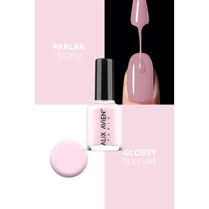 Alix Avien Açık Pembe Oje 74 - Yüksek Pigmentli Uzun Süreli Kalıcılık Hızlı Kuruma - Nail Lacquer 74