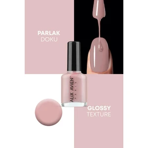Alix Avien Pembe Nude Oje 46 - Yüksek Pigmentli Uzun Süreli Kalıcılık Hızlı Kuruma - Nail Lacquer 46