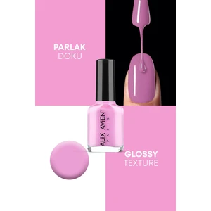 Alix Avien Pembe Oje 69 - Yüksek Pigmentli Uzun Süreli Kalıcılık Hızlı Kuruma - Nail Lacquer 69