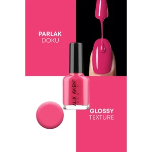 Alix Avien Fuşya Oje 101 - Yüksek Pigmentli Uzun Süreli Kalıcılık Hızlı Kuruma - Nail Lacquer 101
