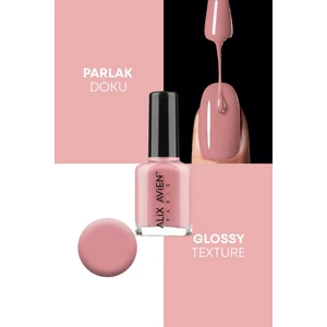Alix Avien Nude Pembe Oje 81 - Yüksek Pigmentli Uzun Süreli Kalıcılık Hızlı Kuruma - Nail Lacquer 81