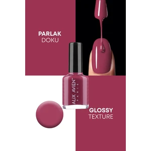 Alix Avien Vişne Rengi Oje 98 - Yüksek Pigmentli Uzun Süreli Kalıcılık Hızlı Kuruma - Nail Lacquer 98