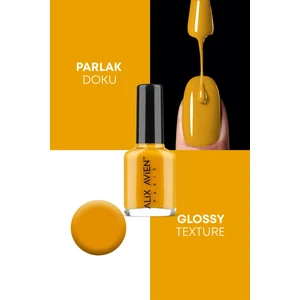 Alix Avien Hardal Oje 43 - Yüksek Pigmentli Uzun Süreli Kalıcılık Hızlı Kuruma - Nail Lacquer 43