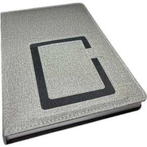 2026 Tarihli Telefon Cepli Kumaş Kapaklı Kanguru Model Ajanda 17X24