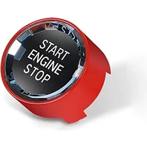Bmw Tüm F Serisi - G30 Kristal Start Stop Tuşu Kırmızı
