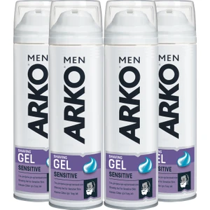 Men Sensitive Erkek Tıraş Jeli 4x200ml