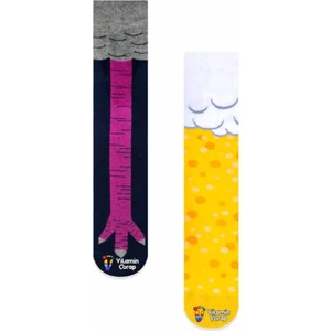 Limmon Store 2'li Tavuk Ayağı Fuşya Renkli Çorap Set