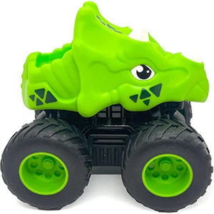 Sürtmeli Monster Arabalar Dino - Yeşil