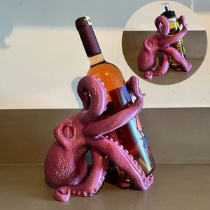 Ahtapot Şeklinde Dekoratif Şaraplık/şarap Şişesi Tutucu, Yağdanlık/yağ Şişesi Tutucu