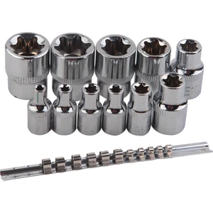 Dişi E-Torx Raylı Yıldız Lokma Seti 11 Parça Dişi Dış Yıldız Lokma Seti E4 - E20 Torklu Lokma Seti Alaşımlı Çelik (Yurt Dışından)