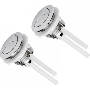 2 Adet Tuvalet Sifon Düğmesi 38MM Çift Düğmeli Anahtarın Yerini Alır Yuvarlak Düğme Tuvalet Sifon Düğmesi (Yurt Dışından)