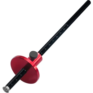 Tekerlek Işaretleme Ölçer Ağaç Işleme Scriber Inç ve mm Ölçeği ile Ahşap Markalama Aletleri - Paralel Çizgi Çizimi Gömme Ölçümü (Yurt Dışından)