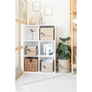 Art Bee Jüt Dolap Içi Organizer Takı, Makyaj, Banyo, Ofis Düzenleyici Saklama Kutusu 20X20X20 cm