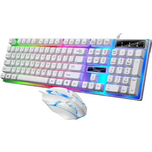 Dretech Tmk-03 Gaming Rgb Işıklı Kablolu Q Klavye ve Mause Seti