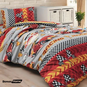 Boreas Home  Red Racer Pamuklu Ranforce Nevresim Takımı Tek Kişilik