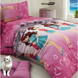 Boreas Home  Parisgirl Pamuklu Ranforce Nevresim Takımı Tek Kişilik