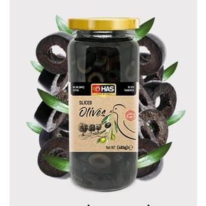 Has Premium Dilimlenmiş Siyah Zeytin 500CC