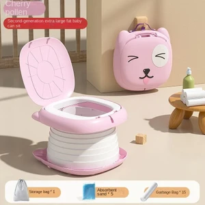 Cici Bears Cicibears Çocuk Katlanır Tuvalet - Pembe (Yurt Dışından)