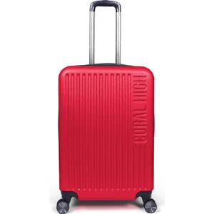 Coral High Abs Kırmızı Orta Boy Valiz 16447