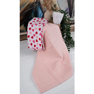 Baveno Home Pamuk Ikili 40X66 cm Nakışlı Desenli Yılbaşı Havlu/havlu Seti