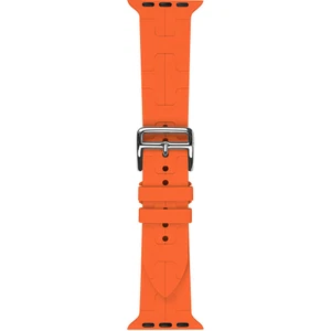 Case Street Apple Watch Se 40 mm Kordon Katman Görünüm Spor Silikon KRD92 Turuncu