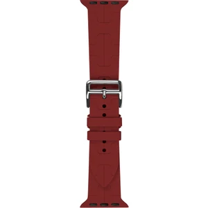 Case Street Apple Watch 6 40 mm Kordon Katman Görünüm Spor Silikon KRD92 Bordo