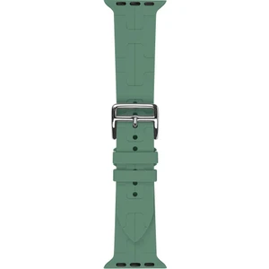 Case Street Apple Watch 6 40 mm Kordon Katman Görünüm Spor Silikon KRD92 Yeşil
