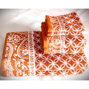 Hediyelik, Çeyizlik , Ihraç Fazlası Özel Üretim Bukle Cotton Banyo-Mutfak  Havlu Seti (6'lı Set)