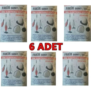 Darky Elektirikli Süpürge Toz Torbası 6 Adet