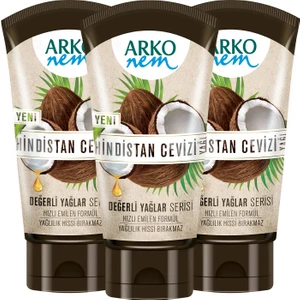 Nem Değerli Yağlar Hindistan Cevizi Nemlendirici Krem 3x60ml