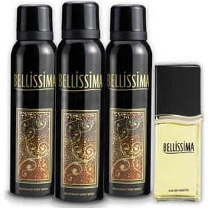 EDT Kadın Parfüm 60ml + Deodorant 3x150ml
