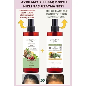 Daily Dream Care Saç Dostu 2’Li Tonik Seti Hızlı Uzama Biberiye Tonik+ Sirkeli Tonik