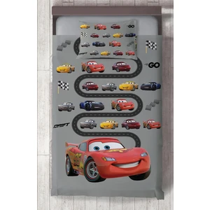 Mekta Home Bebek ve Çocuk Odası Mcqueen ve Yol Desenli Yatak Örtüsü
