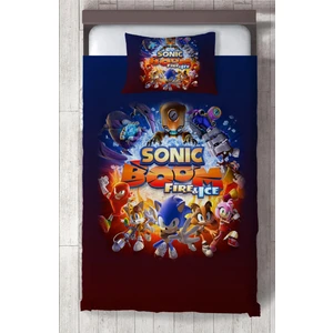 Mekta Home Bebek ve Çocuk Odası Sonic Boom Desenli Yatak Örtüsü