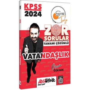 Hocawebde Yayınları 2024 KPSS Vatandaşlık Tamamı Çözümlü Zor Sorular