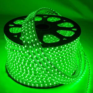 Cfr Hortum Esnek Şerit LED Yeşil Işık + 220V FIŞ/1,2,3,4,5,10,15,20,25,50,100 Metre