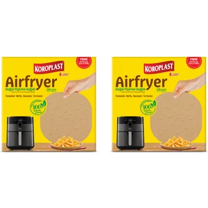 Airfryer Doğal Pişirme Kağıdı 2'li Avantaj Paketi (Xxl Uyumlu)