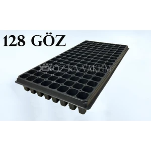 Vakum 128 Göz Kare Fidelik Fide Viyolü Fide Kabı (100 Adet)
