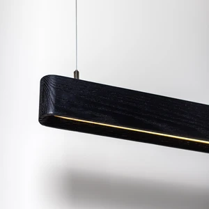 Line Minimal Soft Modern Ahşap Aydınlatma - Minimal LED Sarkıt Avize