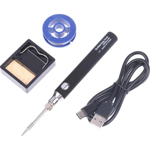 USB 5V 8W USB Siyah Kalem Havya Seti - Sıcaklık Ayarlı Mod Seçimli