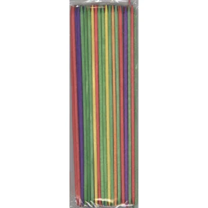 Eğlenceli Çubuklar Renkli 20X0,3CM 50'li -HS0032