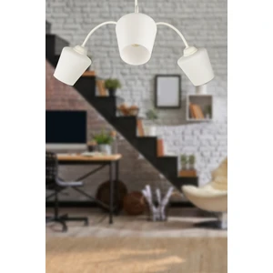 Kasırga 3.lü Avize Beyaz Camlı